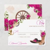 Hot Pink Magenta Charro Western Quinceanera