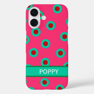 Hot Pink Maximalist iPhone 16 Case