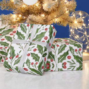 Hot Pink Modern Groovy Christmas  Wrapping Paper