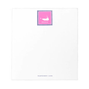 Hot Pink Nantucket (Sconset) Zip Code Note Pad