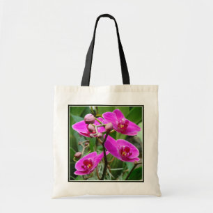 Hot Pink Orchids Tote Bag