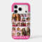 Hot Pink Photo Collage - Modern 14 Pic Grid