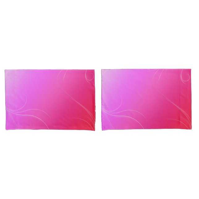 Hot Pink Pillowcase (Front-Set)