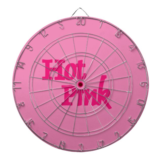 Hot Pink pink dartboard (Front)
