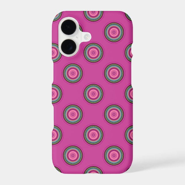 Hot Pink Polka Dot Pattern (Back)