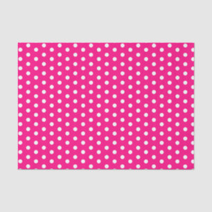 Hot Pink Polka Dots Tissue Paper