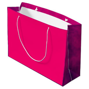Hot Pink Purple Edge Gift Bag – Customizable