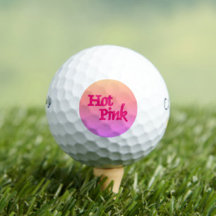 Hot Pink reverse Callaway Warbird golf balls 12 pk
