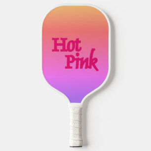 Hot Pink reverse pickleball paddle