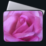 Hot pink rose flower photo simple bold modern chic laptop sleeve<br><div class="desc">A close-up photo of a vibrant purple-pink rose makes you want to "stop and smell the flowers". Relax and inhale the beauty of this photograph whenever you use this stunning photography neoprene laptop sleeve. This laptop sleeve comes in three sizes: 15", 13", and 10”. Makes a great gift for someone...</div>