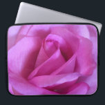 Hot pink rose flower photo simple bold modern chic laptop sleeve<br><div class="desc">A close-up photo of a vibrant purple-pink rose makes you want to "stop and smell the flowers". Relax and inhale the beauty of this photograph whenever you use this stunning photography neoprene laptop sleeve. This laptop sleeve comes in three sizes: 15", 13", and 10”. Makes a great gift for someone...</div>