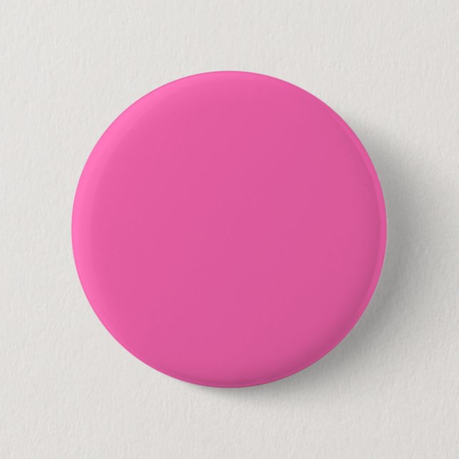 Hot Pink Round Pin-back Button (Front)