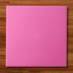 Hot Pink Solid Color Ceramic Tile<br><div class="desc">Hot Pink Solid Color</div>