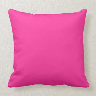 Hot Pink Solid Colour Background Cushion
