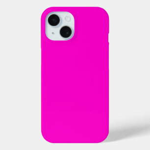 Hot Pink Solid Colour iPhone 15 Case