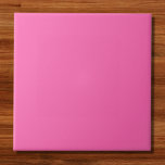 Hot Pink Solid Colour Ceramic Tile<br><div class="desc">Hot Pink Solid Colour</div>
