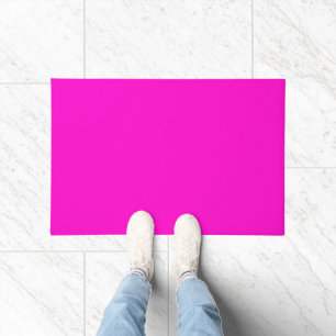 Hot Pink Solid Colour Doormat