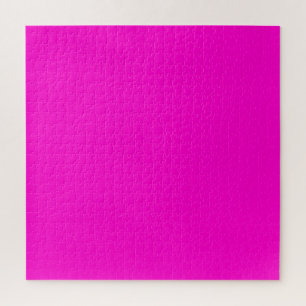 Hot Pink Solid Colour Jigsaw Puzzle
