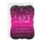 Hot Pink Star Lights - Save the Date