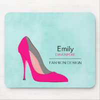 Hot Pink Stiletto High Heel Shoe Chic Personalised