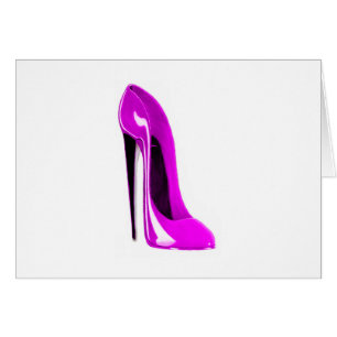 Hot Pink Stiletto Shoe