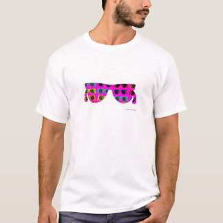 Hot Pink Sunglasses Epic Neon Retro Design T-Shirt