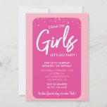 Hot pink sweet 16 invitations glow calligraphy<br><div class="desc">Hot pink sweet 16 invitations glow calligraphy</div>