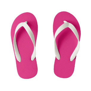 Hot Pink toddler flip flops