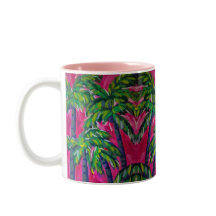 Hot Pink Tropical Palms
