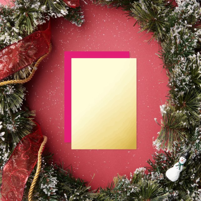 Hot Pink Wedding | Bold Solid Colour Invite (Insitu)