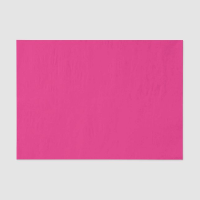 Hot Pink Wedding | Bold Solid Colour Invite Tissue Paper (Front)