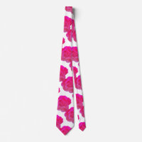 Hot Pink White Floral Rose Flowers Cool Gift Favou