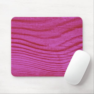 Hot Pink Wood Mouse Pad