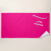 Hot Pink - you chic monogram