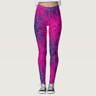Hot Pink Zebra Leggings