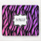 Hot Purple/Pink Zebra Stripes Monogram