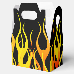 Hot Racing Flames Graphic Favour Box