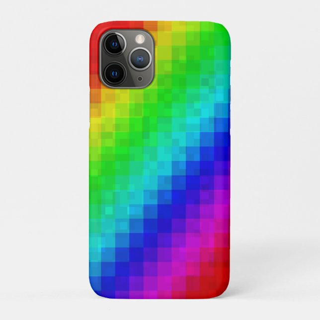Hot Rainbow Mosaic Shimmer, Case-Mate iPhone Case (Back)