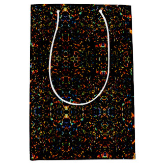 Hot Rocks - Bold Abstract Flame Medium Gift Bag