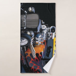 Hot rod bath towel