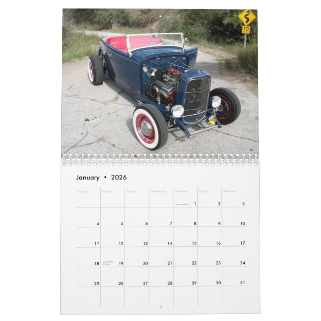 Hot Rod Calendar (Jan 2026)