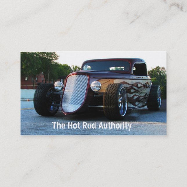Hot Rod Central Business Card (Front)