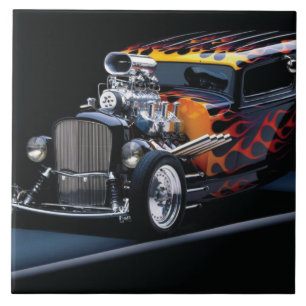Hot rod ceramic tile