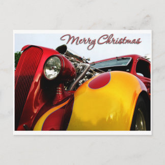 Hot Rod Christmas Card