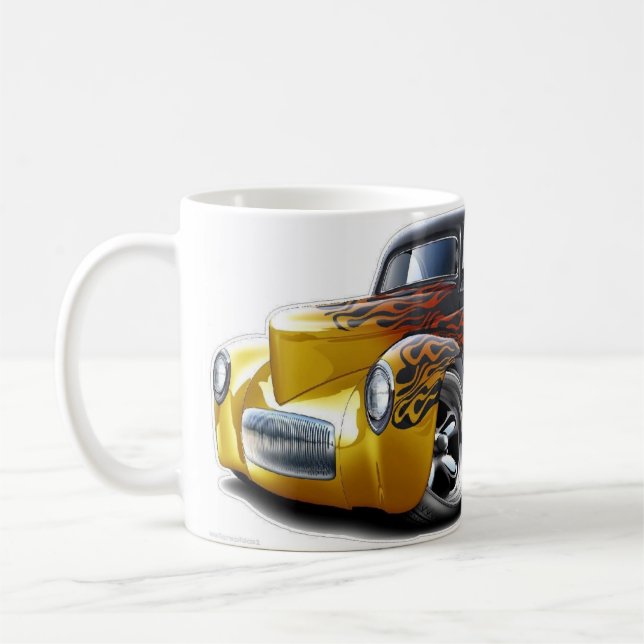 Hot rod coffee mug. coffee mug (Left)
