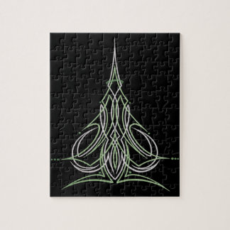 Hot Rod Custom Car Pinstripe Pinstriping Art Jigsaw Puzzle