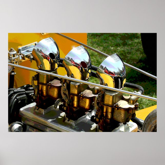 Hot Rod Engine - Poster (Front)