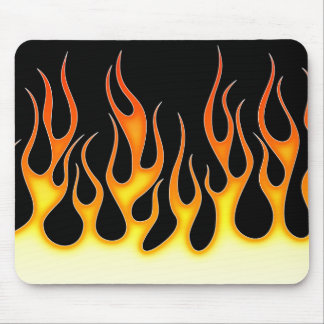 Hot Rod Flames Mouse Pad