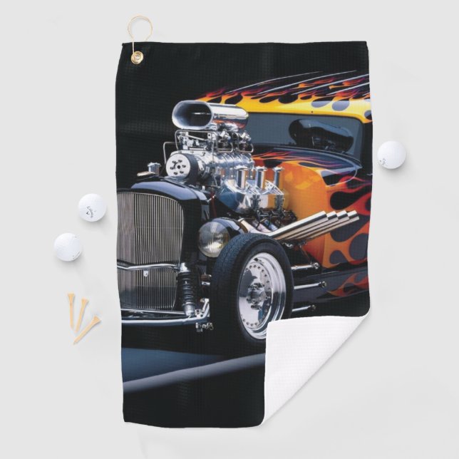 Hot rod golf towel (InSitu)