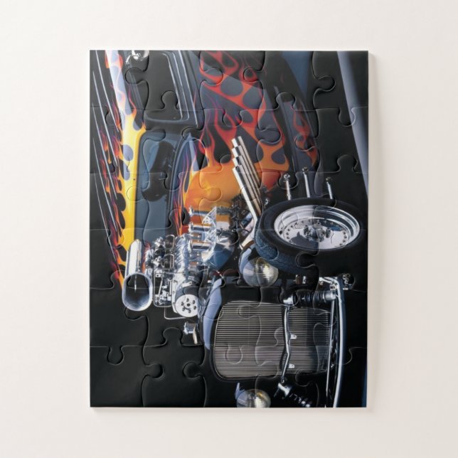 Hot rod jigsaw puzzle (Vertical)